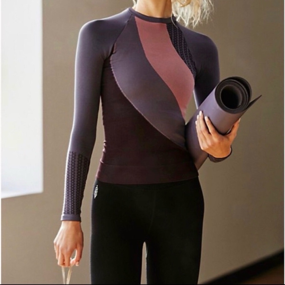 Free People Movement Watch And Learn Long Sleeve Top